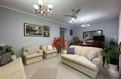 Apartamento, 140 m² - venda por r$ 1.120.000,00 ou aluguel por r$ 9.735,00/mês - josé menino - santos/sp