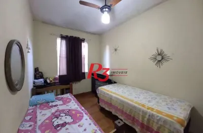 Apartamento com 2 dormitórios à venda, 46 m² por r$ 335.000,00 - campo grande - santos/sp