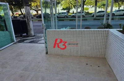 Loja para alugar, 26 m² por r$ 4.000,00/mês - gonzaga - santos/sp