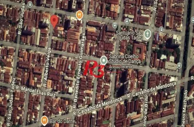 Terreno à venda, 270 m² por r$ 400.000,00 - marapé - santos/sp