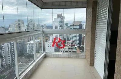 Apartamento com 3 suítes à venda, 207 m² por r$ 3.500.000 - gonzaga - santos/sp