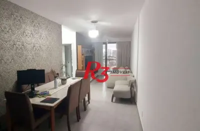 Apartamento com 2 dormitórios à venda, 77 m² por r$ 580.000,00 - canto do forte - praia grande/sp