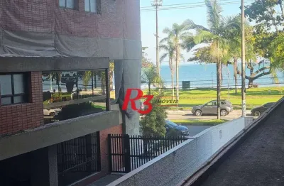 Apartamento com 3 dormitórios para alugar, 104 m² por r$ 5.000,00/mês - embaré - santos/sp