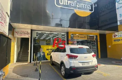 Ponto comercial à venda na Rua Euclides da Cunha, 27, Gonzaga, Santos