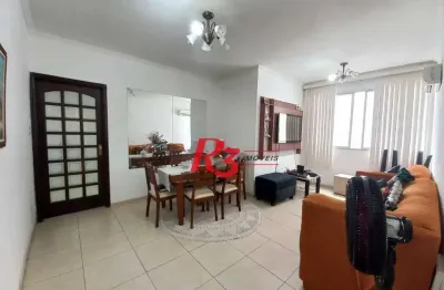 Apartamento à venda, 85 m² por r$ 550.000,00 - embaré - santos/sp