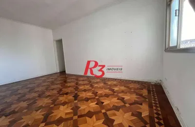 Apartamento para alugar, 167 m² por r$ 3.734,55/mês - vila belmiro - santos/sp