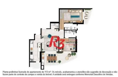 Apartamento à venda, 113 m² por r$ 1.530.000,00 - ponta da praia - santos/sp