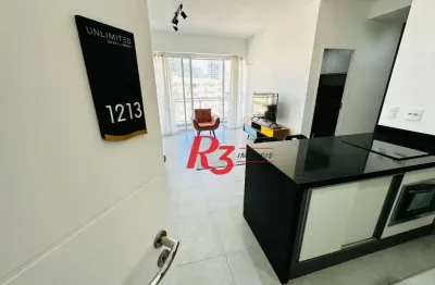 Apartamento para alugar, 60 m² por r$ 5.500,00/mês - pompéia - santos/sp