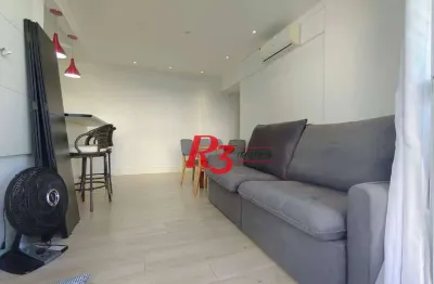 Apartamento com 1 dormitório à venda, 62 m² por r$ 790.000,00 - ponta da praia - santos/sp