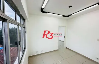 Sala para alugar, 70 m² por r$ 3.000,00/mês - boqueirão - santos/sp