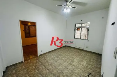Apartamento com 1 dormitório, 65 m² - venda por r$ 535.000,00 ou aluguel por r$ 3.000,02/mês - boqueirão - santos/sp