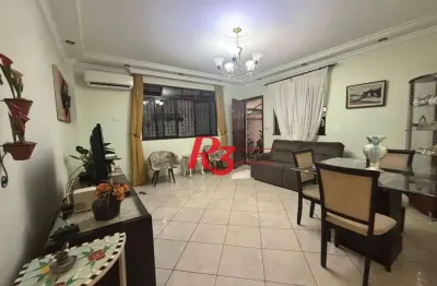 Casa à venda, 127 m² por r$ 980.000,00 - aparecida - santos/sp