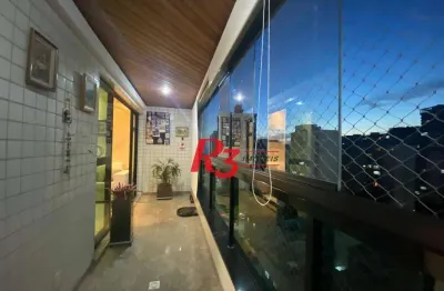 Apartamento à venda, 143 m² por r$ 1.700.000,00 - ponta da praia - santos/sp