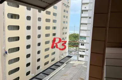 Apartamento com 2 dormitórios à venda, 75 m² por r$ 550.000,00 - gonzaga - santos/sp