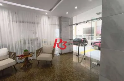 Apartamento à venda, 55 m² por r$ 470.000,00 - gonzaga - santos/sp