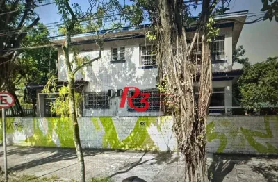 Sobrado para alugar, 336 m² por r$ 15.000,00/mês - vila matias - santos/sp