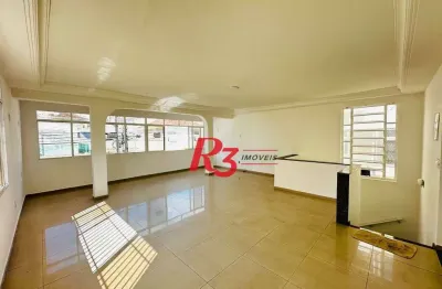 Casa com 3 dormitórios para alugar, 170 m² por r$ 6.800,00/mês - ponta da praia - santos/sp