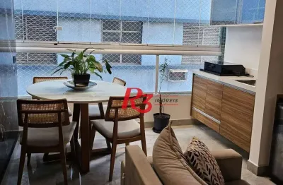 Apartamento com 3 dormitórios à venda, 108 m² por r$ 1.440.000,00 - itararé - são vicente/sp
