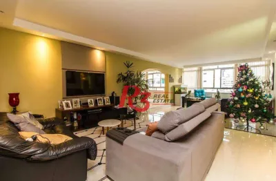 Apartamento à venda, 210 m² por r$ 1.915.000,00 - embaré - santos/sp