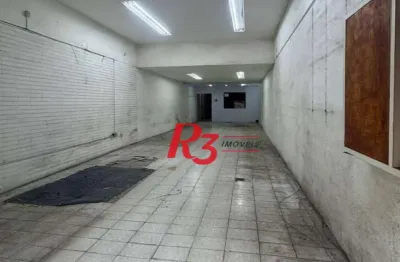 Loja para alugar, 400 m² por r$ 10.000,00/mês - docas - santos/sp