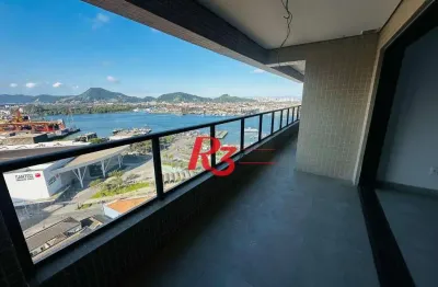 Apartamento com 2 dormitórios à venda, 65 m² por r$ 850.000,00 - ponta da praia - santos/sp