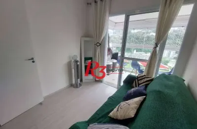 Apartamento com 1 dormitório à venda, 48 m² por r$ 530.000,00 - josé menino - santos/sp