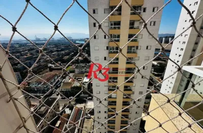 Apartamento com 2 dormitórios à venda, 77 m² por r$ 685.000,00 - ponta da praia - santos/sp