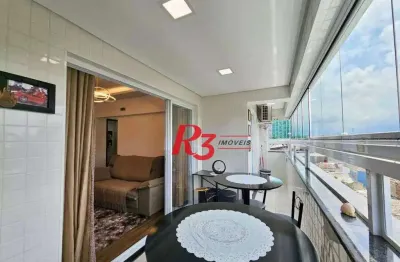 Apartamento com 2 dormitórios à venda, 72 m² por r$ 780.000,00 - macuco - santos/sp