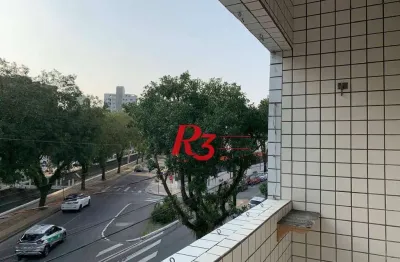 Apartamento, 90 m² - venda por r$ 500.000,00 ou aluguel por r$ 3.993,19/mês - embaré - santos/sp