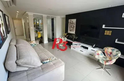 Apartamento com 2 dormitórios à venda, 97 m² por r$ 795.000,00 - aparecida - santos/sp