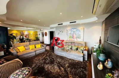 Apartamento à venda, 262 m² por r$ 4.800.000,00 - aparecida - santos/sp