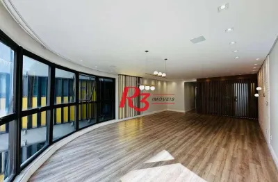 Apartamento à venda, 236 m² por r$ 1.700.000,00 - boqueirão - santos/sp