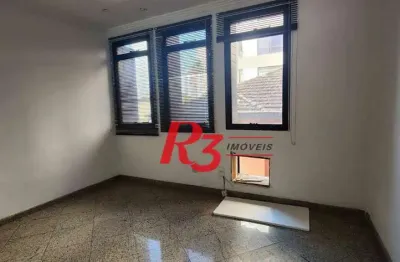 Sala para alugar, 65 m² por r$ 3.000,02/mês - campo grande - santos/sp
