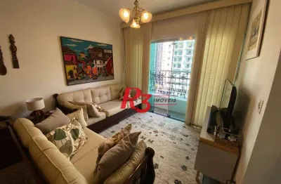 Apartamento com 2 dormitórios à venda, 70 m² por r$ 350.000,00 - itararé - são vicente/sp