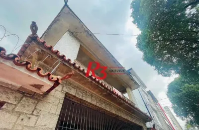 Sobrado para alugar, 270 m² por r$ 11.100,00/mês - gonzaga - santos/sp