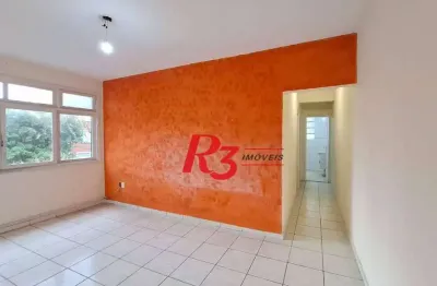 Apartamento com 2 dormitórios à venda, 65 m² por r$ 380.000,00 - boqueirão - santos/sp