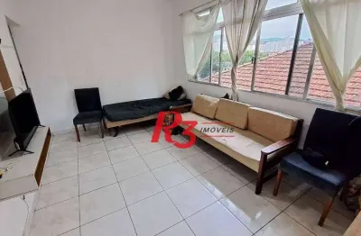Apartamento com 2 dormitórios à venda, 64 m² por r$ 350.000,00 - campo grande - santos/sp