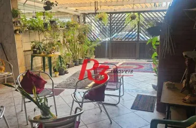 Sobrado com 3 dormitórios à venda, 120 m² por r$ 460.000,00 - vila cascatinha - são vicente/sp