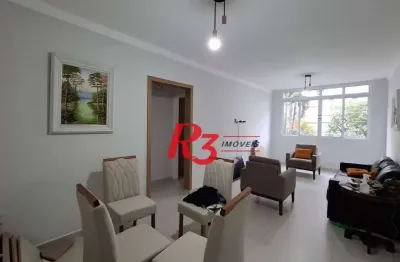 Apartamento com 2 dormitórios à venda, 98 m² por r$ 640.000,00 - pompéia - santos/sp