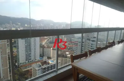 Apartamento com 2 dormitórios à venda, 110 m² por r$ 1.505.200,00 - gonzaga - santos/sp
