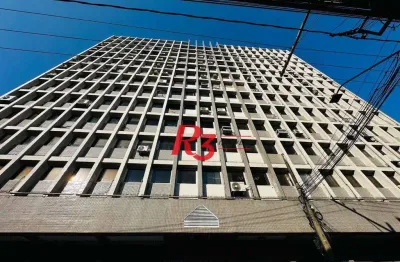 Andar corporativo para alugar, 521 m² por r$ 28.000,00/mês - centro - santos/sp
