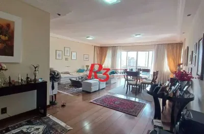 Apartamento à venda, 186 m² por r$ 1.450.000,00 - embaré - santos/sp
