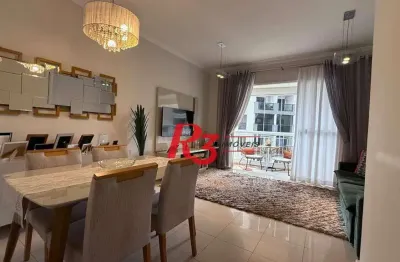 Apartamento com 3 dormitórios à venda, 95 m² por r$ 1.450.000,00 - gonzaga - santos/sp