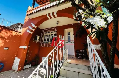 Sobrado com 2 dormitórios à venda, 124 m² por r$ 980.000,00 - marapé - santos/sp