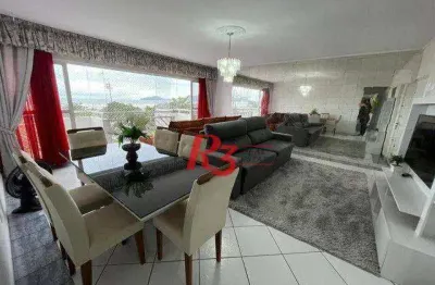 Apartamento, 163 m² - venda por r$ 3.180.000,00 ou aluguel por r$ 10.000,02/mês - gonzaga - santos/sp