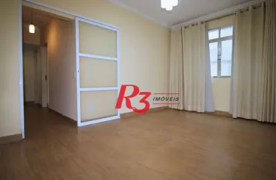 Apartamento com 2 dormitórios para alugar, 80 m² por r$ 3.500,02/mês - vila matias - santos/sp