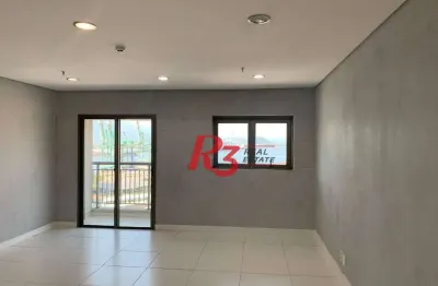 Sala, 66 m² - venda por r$ 300.000,00 ou aluguel por r$ 3.500,00/mês - valongo - santos/sp