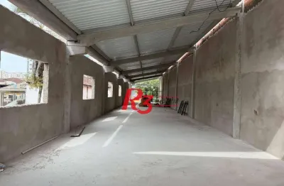 Galpão para alugar, 750 m² por r$ 33.000,00/mês - vila belmiro - santos/sp