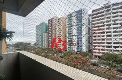 Apartamento com 2 dormitórios à venda, 103 m² por r$ 600.000,00 - pompéia - santos/sp