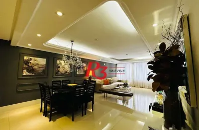 Apartamento à venda, 177 m² por r$ 980.000,00 - josé menino - santos/sp